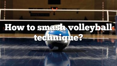 How to smash volleyball technique?