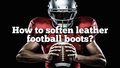 How to soften leather football boots?