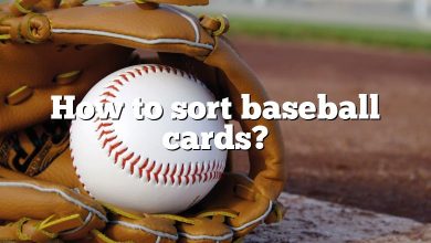 How to sort baseball cards?