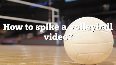 How to spike a volleyball video?