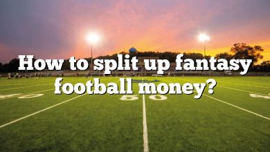 How to split up fantasy football money?