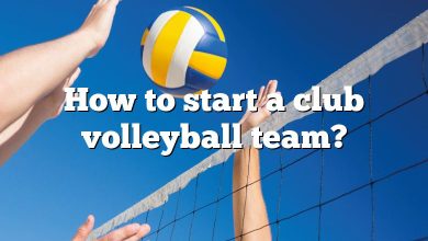 How to start a club volleyball team?