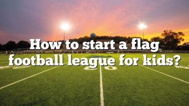 How to start a flag football league for kids?