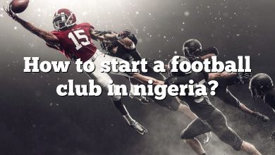 How to start a football club in nigeria?