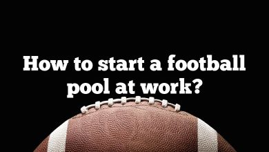 How to start a football pool at work?