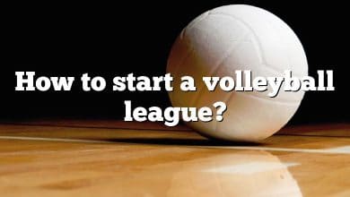 How to start a volleyball league?