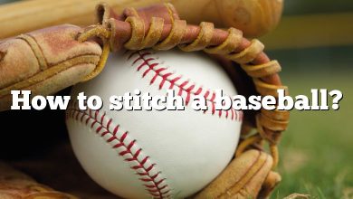 How to stitch a baseball?