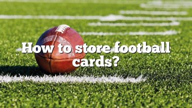 How to store football cards?