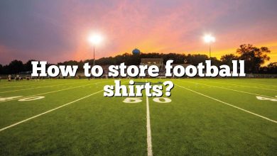 How to store football shirts?