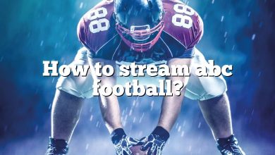 How to stream abc football?