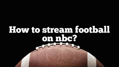 How to stream football on nbc?