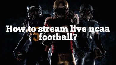 How to stream live ncaa football?