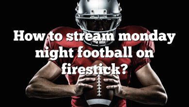 How to stream monday night football on firestick?