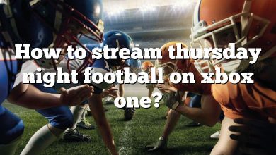 How to stream thursday night football on xbox one?