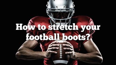 How to stretch your football boots?
