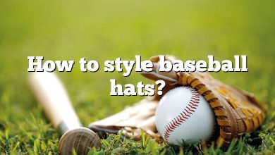 How to style baseball hats?