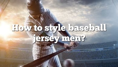 How to style baseball jersey men?