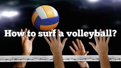 How to surf a volleyball?