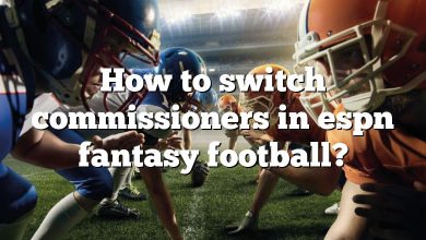 How to switch commissioners in espn fantasy football?