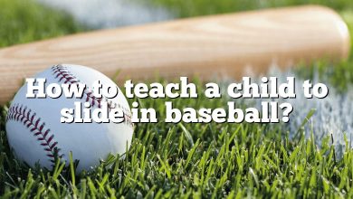 How to teach a child to slide in baseball?