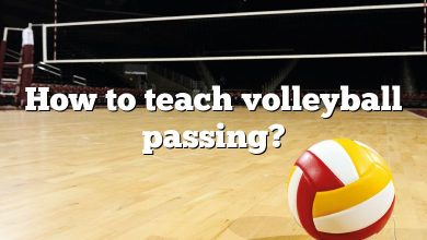 How to teach volleyball passing?