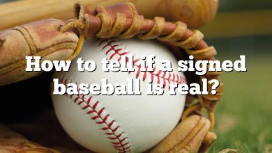 How to tell if a signed baseball is real?