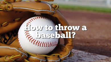 How to throw a baseball?
