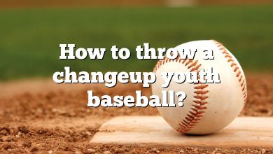 How to throw a changeup youth baseball?
