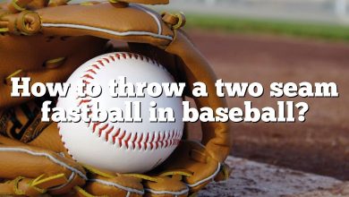 How to throw a two seam fastball in baseball?