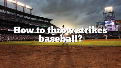 How to throw strikes baseball?