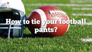 How to tie your football pants?