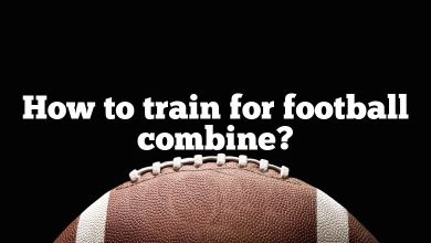 How to train for football combine?