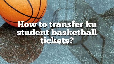 How to transfer ku student basketball tickets?