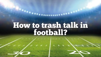 How to trash talk in football?