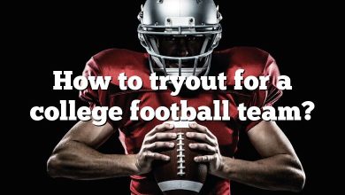 How to tryout for a college football team?