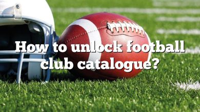 How to unlock football club catalogue?