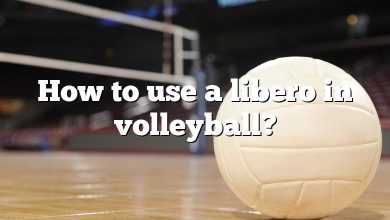How to use a libero in volleyball?