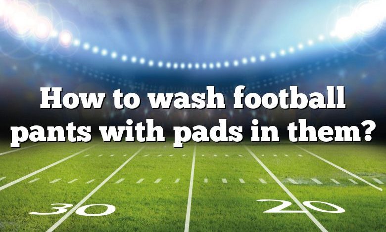 How to Wash Football Pants – WIN Detergent