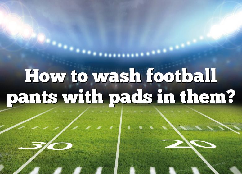 How to Wash Football Pants – WIN Detergent