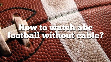 How to watch abc football without cable?