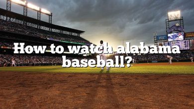 How to watch alabama baseball?