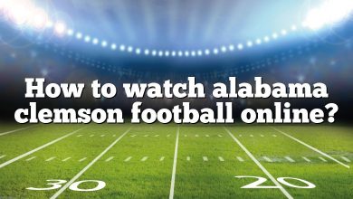 How to watch alabama clemson football online?