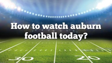 How to watch auburn football today?