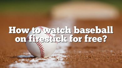 How to watch baseball on firestick for free?