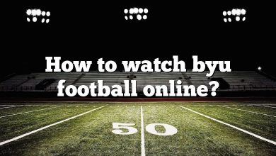 How to watch byu football online?