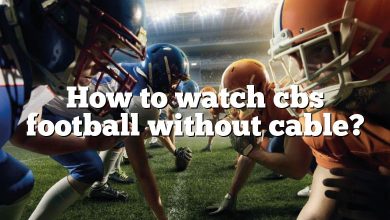 How to watch cbs football without cable?