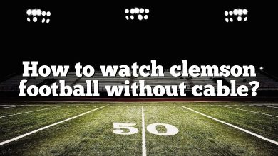 How to watch clemson football without cable?