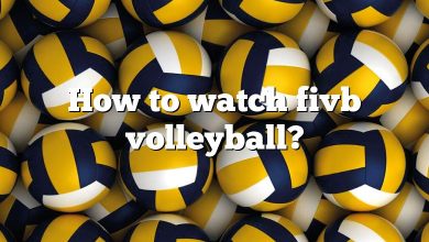 How to watch fivb volleyball?