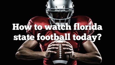 How to watch florida state football today?