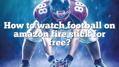 How to watch football on amazon fire stick for free?